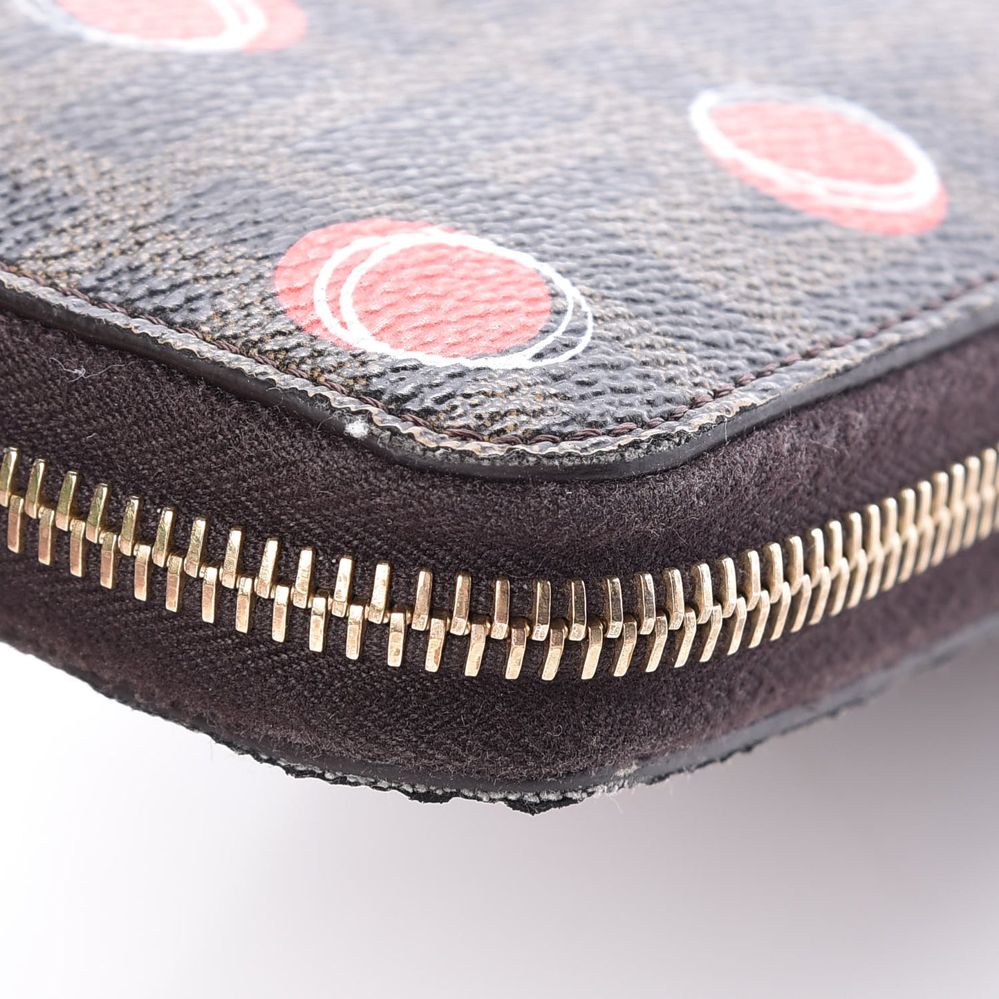 Zucca Spalmati Saint Bamboline Zip Around Wallet Tobacco