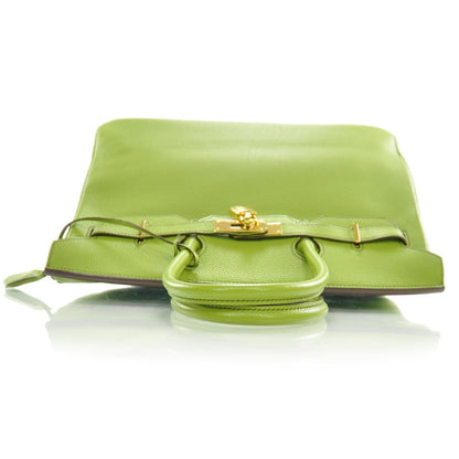 Hermes Togo Birkin 35 Vert Anis 6 of 8