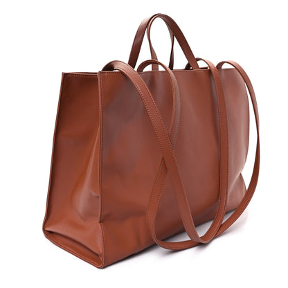 Telfar Vegan Leather Large Shopping Bag Tan 3 of 14