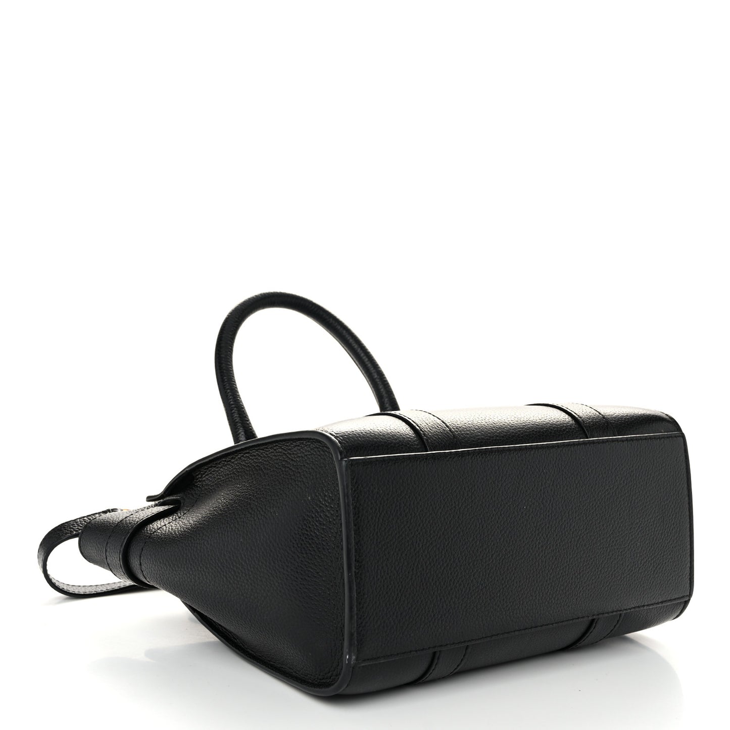 Classic Grain Small Bayswater Zip Tote Black