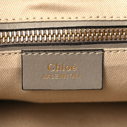 Chloe Suede Calfskin Medium Faye Backpack Motty Grey 6 of 9