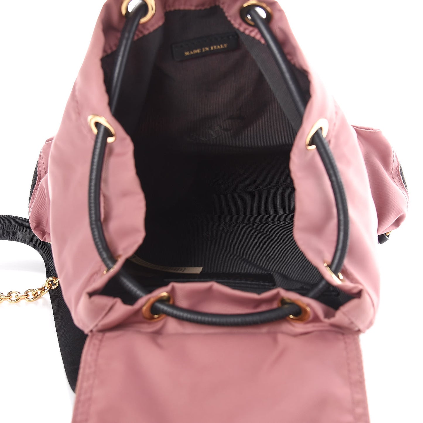 Nylon Small Rucksack Backpack Mauve Pink