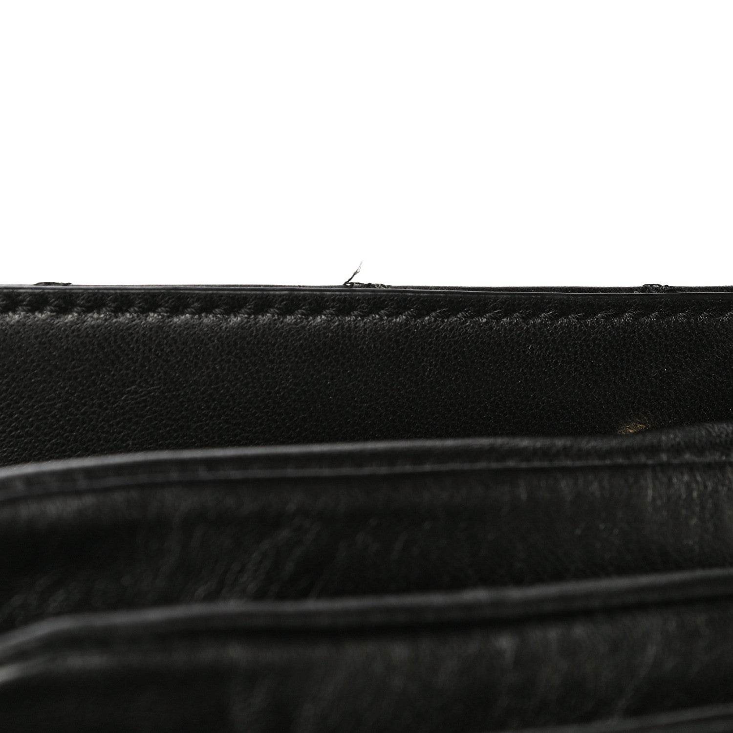 Saint Laurent Lambskin Diamond Quilted Monogram Angie Chain Bag Black 31 of 31