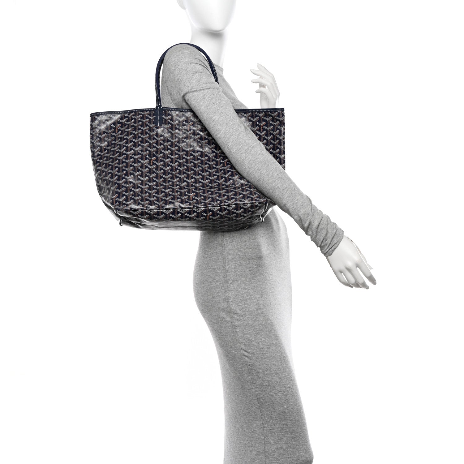 Goyard Goyardine Saint Louis PM Navy 2 of 11