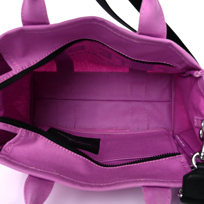 Marc Jacobs Cotton Canvas Medium The Traveler Tote Bag Pink 5 of 19