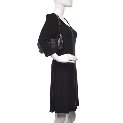 Louis Vuitton Epi Montaigne Clutch Black 2 of 12