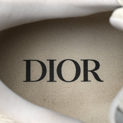 Christian Dior Technical Mesh Calfskin Mens B22 Sneakers 45 White Neon Yellow 8 of 13