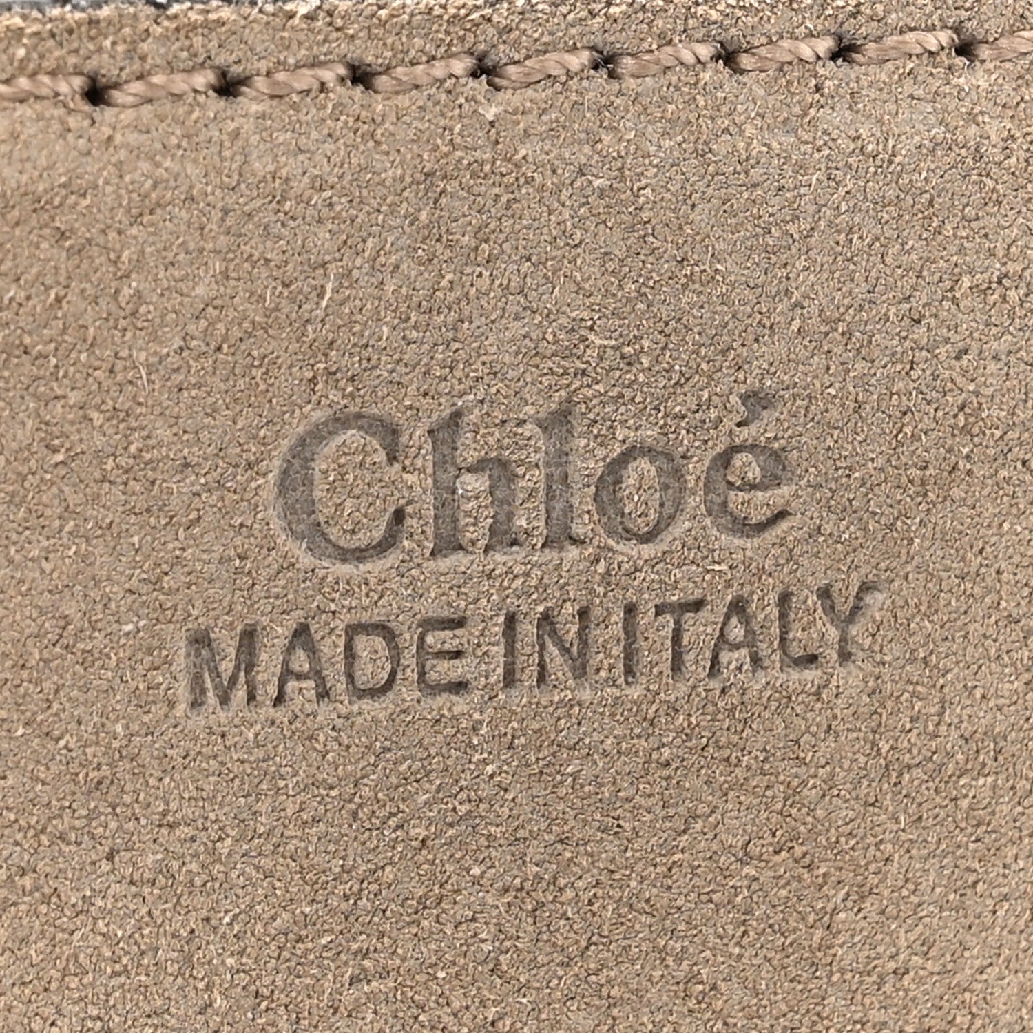 Chloe Suede Smooth Calfskin Mini Drew Shoulder Bag Motty Grey 6 of 10