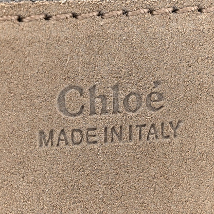 Chloe Suede Smooth Calfskin Mini Drew Shoulder Bag Motty Grey 6 of 10