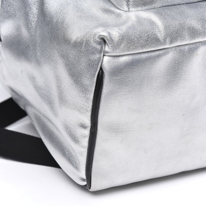 Saint Laurent Nylon Metallic Hunting Backpack Silver 10 of 13