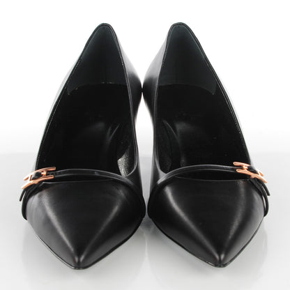 Hermes Calfskin Lauren Pumps 39 Black 2 of 7