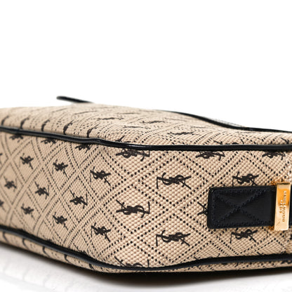 Saint Laurent Canvas Monogram All Over Camera Bag Beige 10 of 11