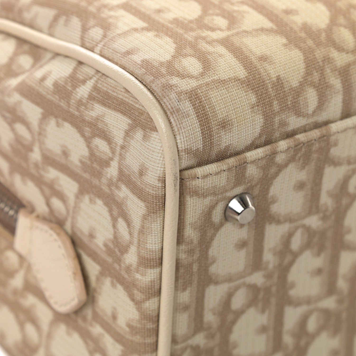 Christian Dior Monogram Vintage Flowers Boston Beige 12 of 16