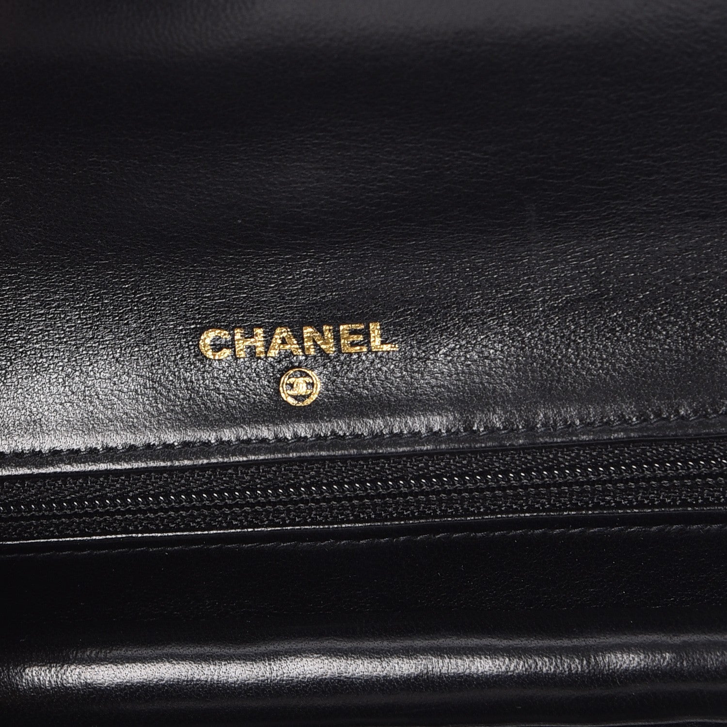Chanel Satin Quilted Jewelry Roll Case Black 6 of 9