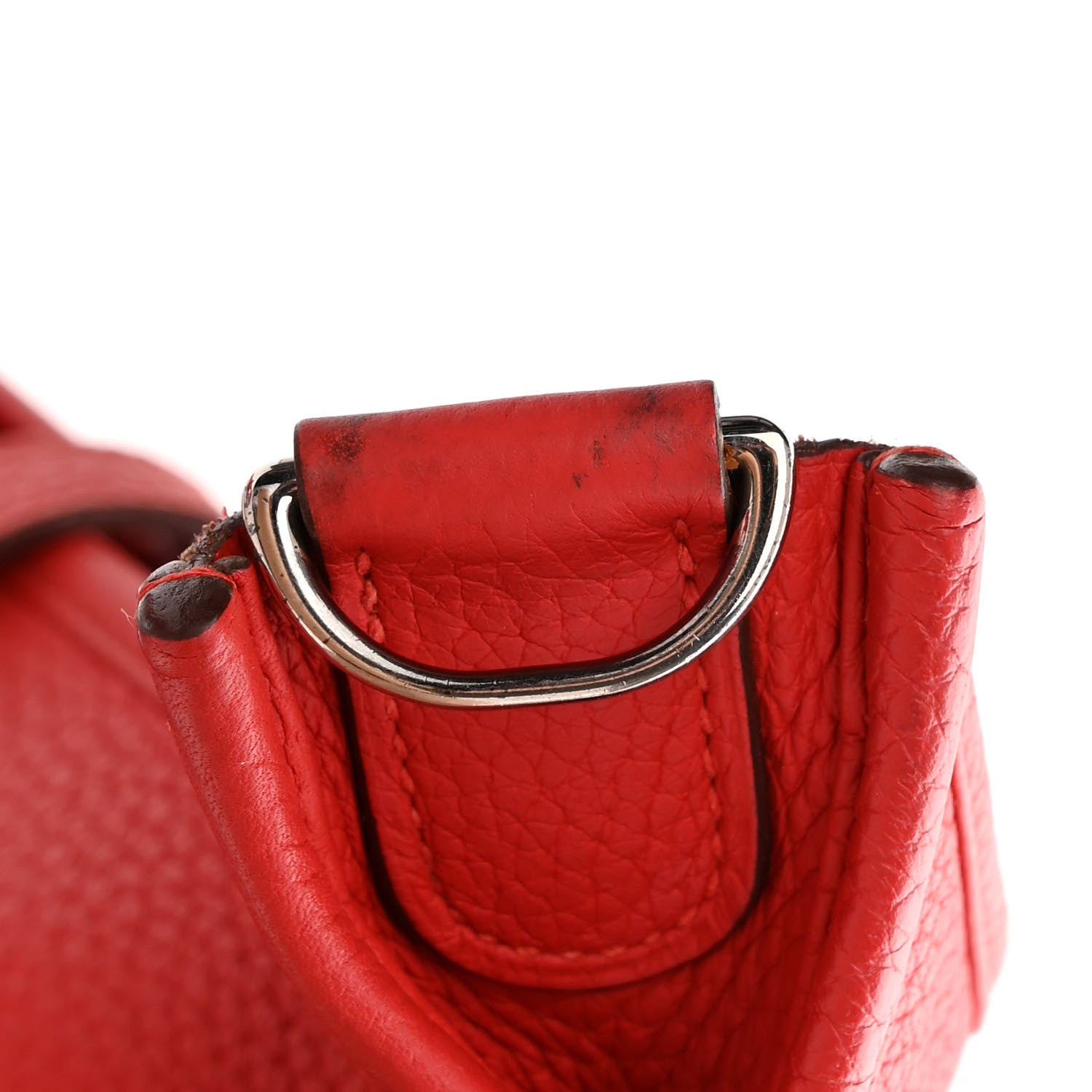 Hermes Taurillon Clemence Evelyne III PM Rouge Tomate 12 of 12