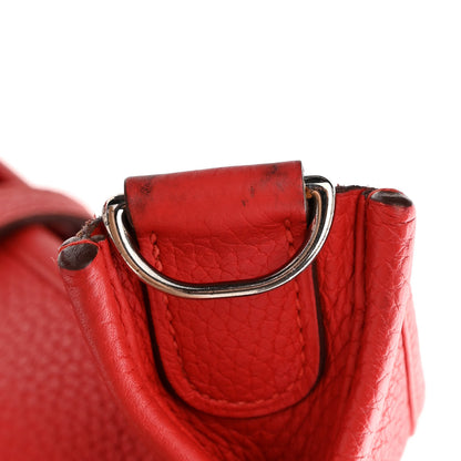 Hermes Taurillon Clemence Evelyne III PM Rouge Tomate 12 of 12