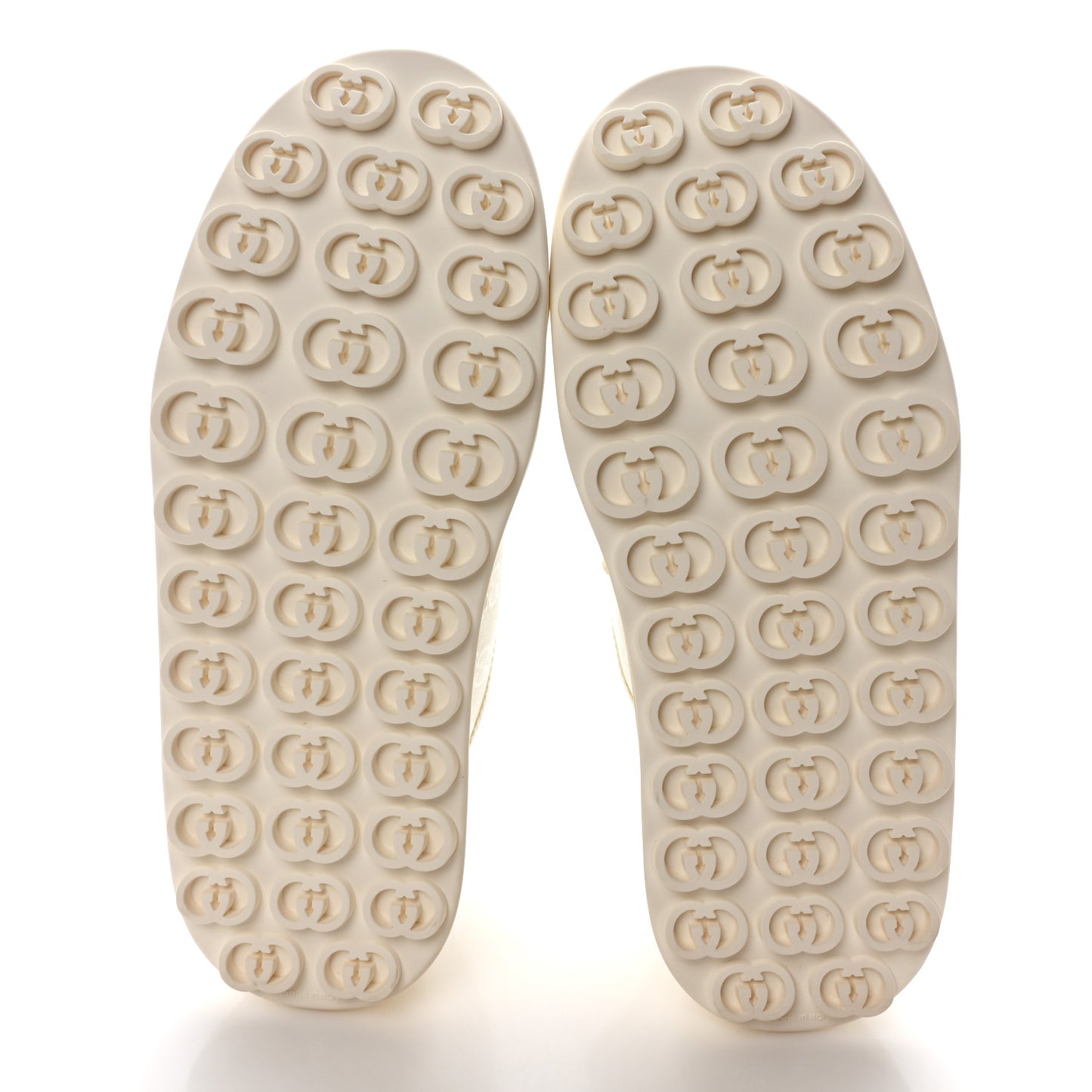 GG Monogram Womens 1977 Tennis Platform 52mm Sneakers 39.5 Great White Mystic White
