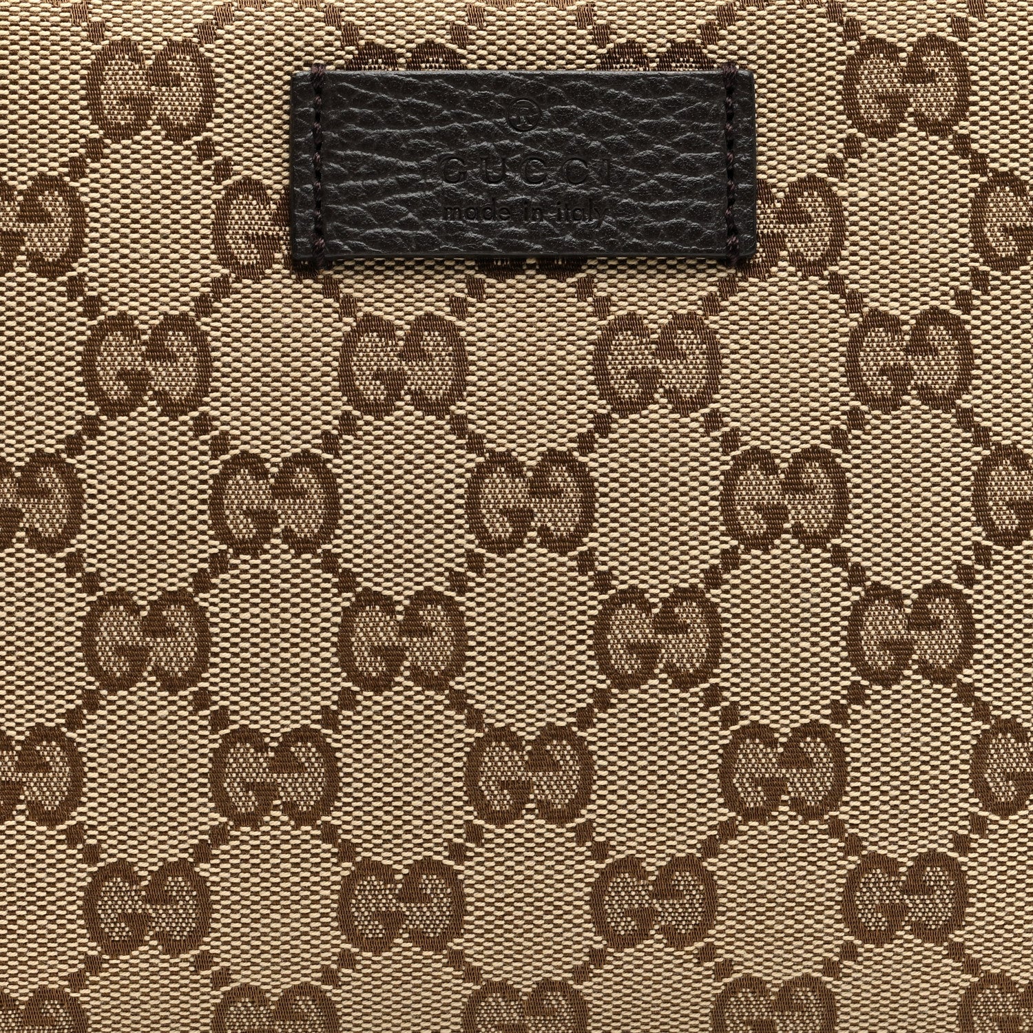Gucci Monogram Belt Bag Dark Brown 8 of 10
