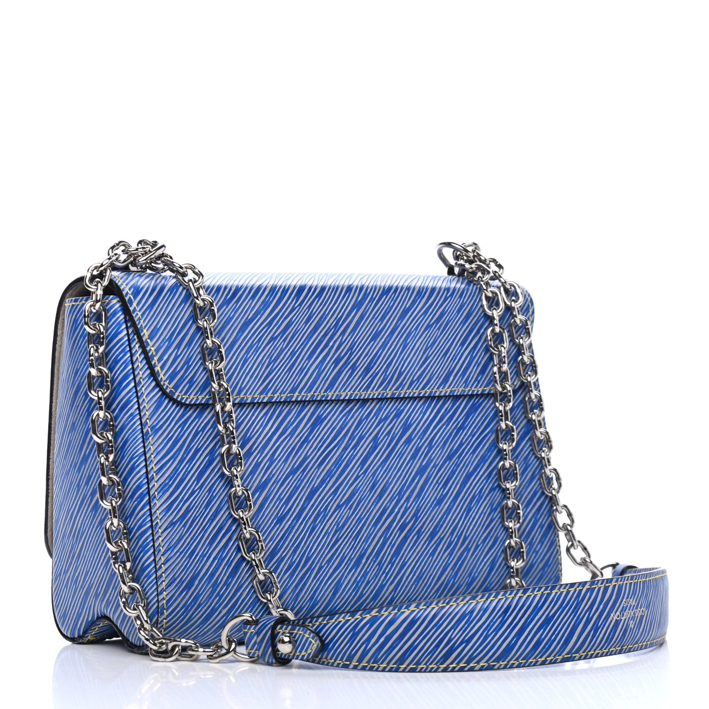 Epi Twist Shoulder Bag MM Denim Light