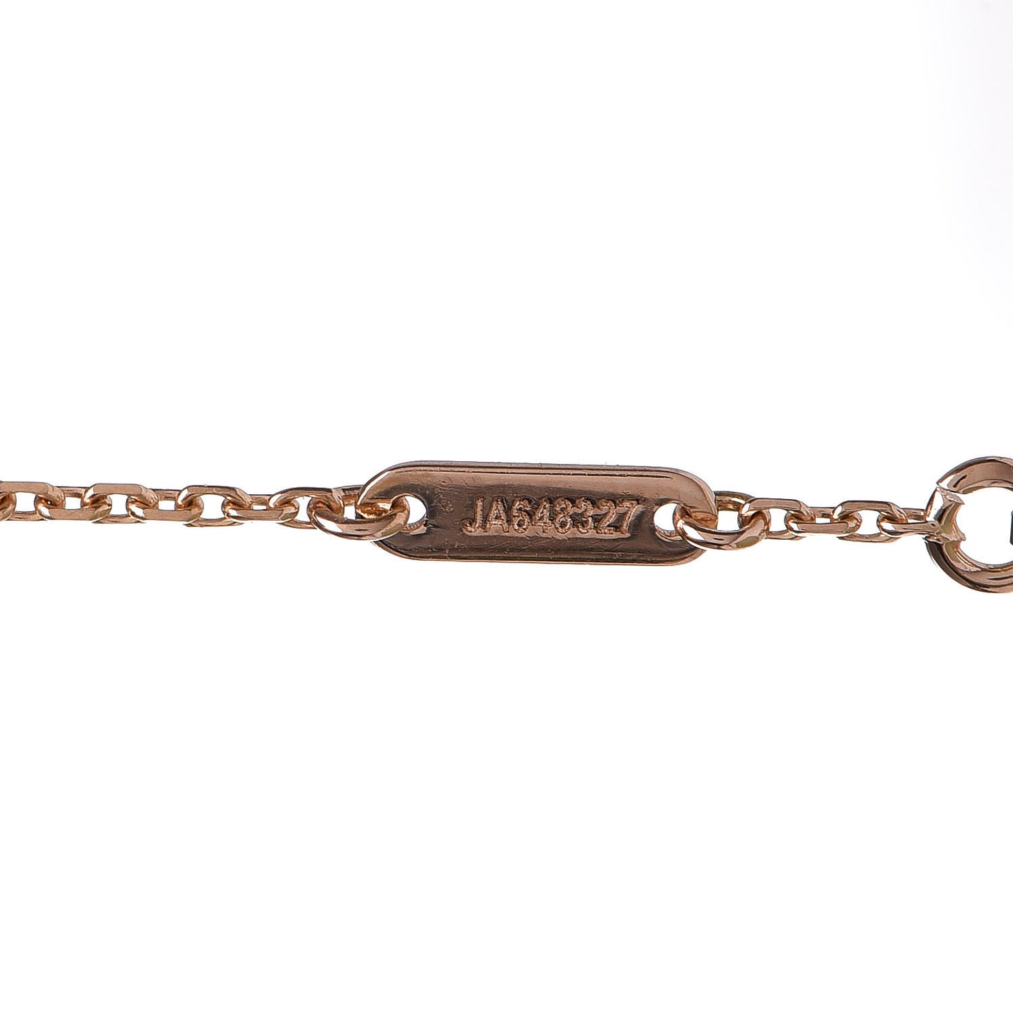 18K Rose Gold Carnelian Sweet Alhambra Bracelet