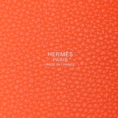 Hermes Taurillon Clemence Picotin Lock 18 PM Orange 6 of 10
