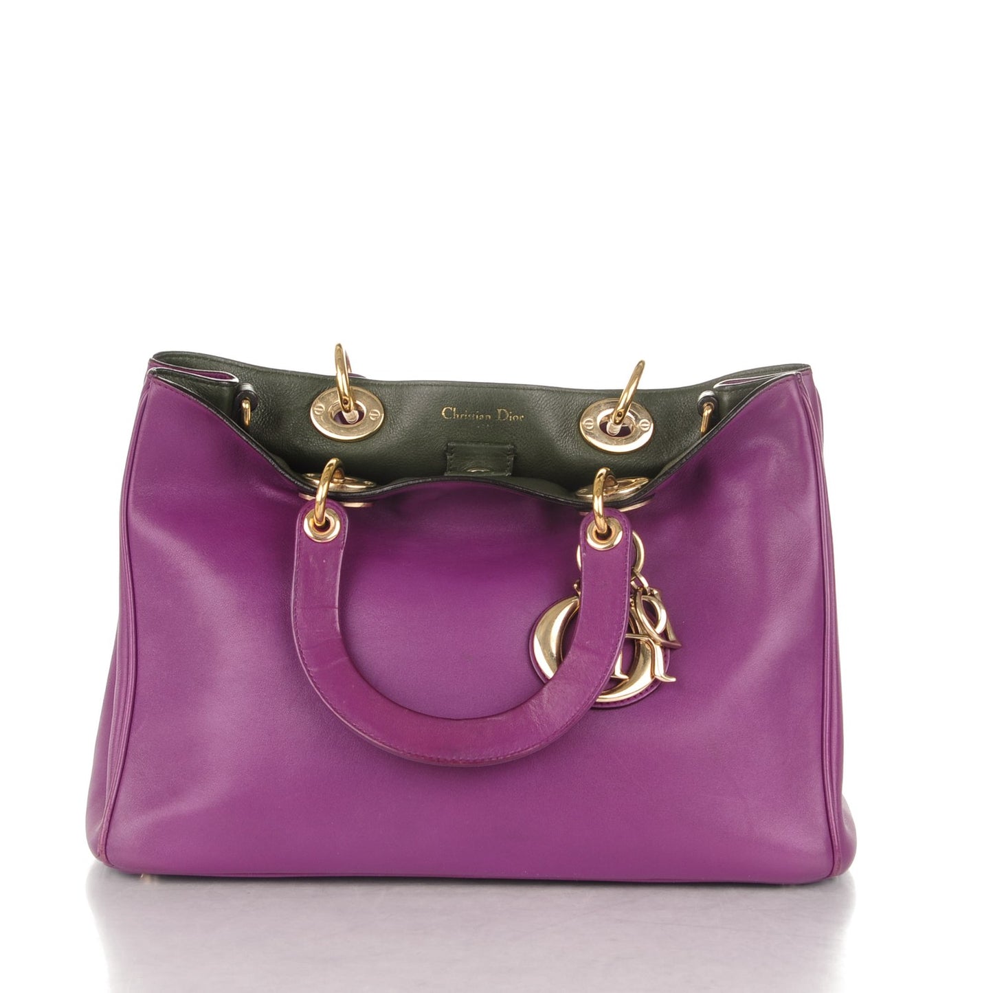 Calfskin Medium Diorissimo Tote Purple
