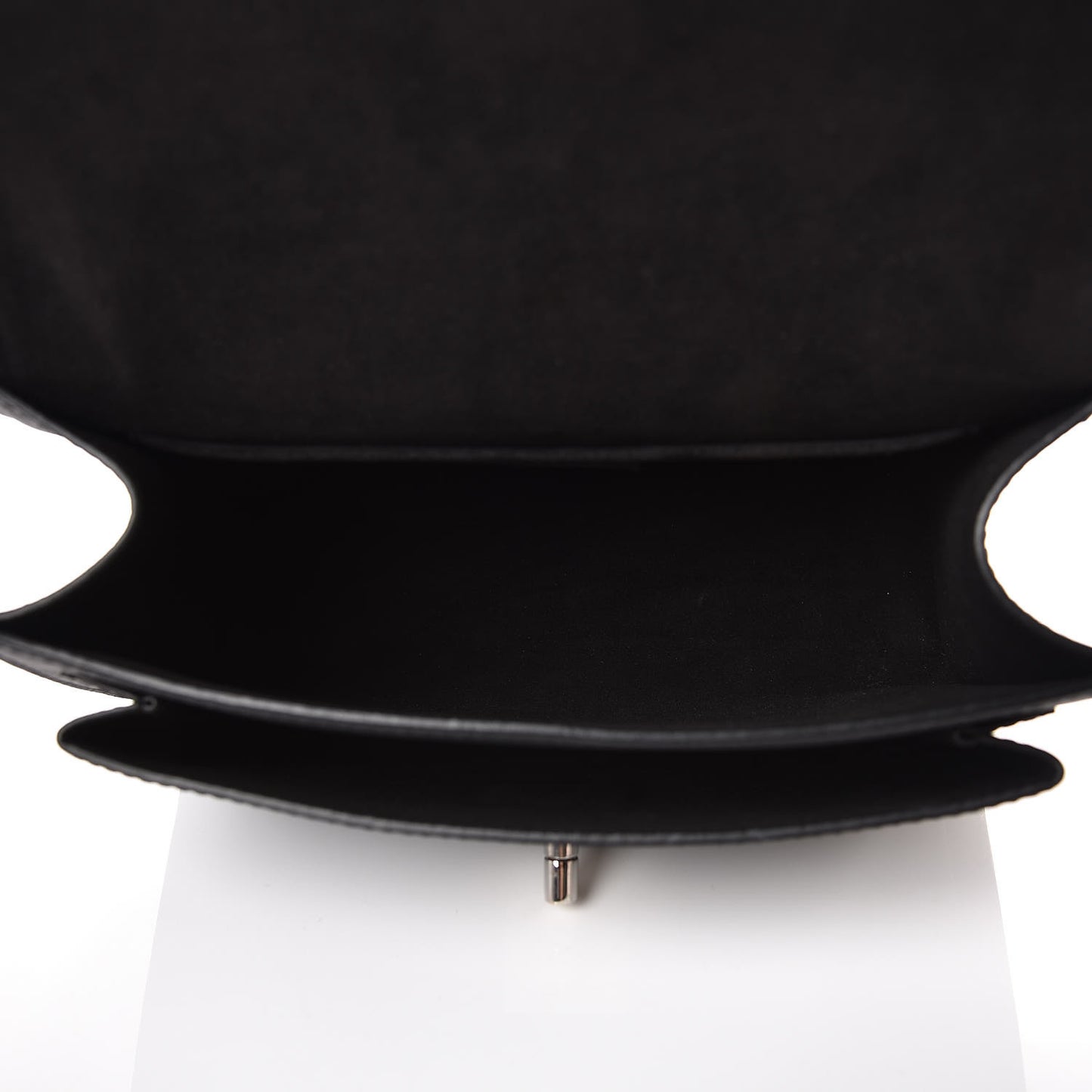 Soft Calfskin My Lockme Chain Bag BB Black