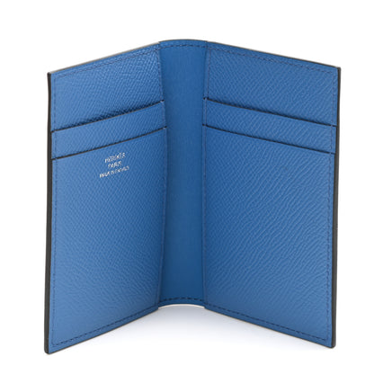 Hermes Epsom MC2 Euclide Card Holder Case Bleu Indigo Bleu Paradis 5 of 8