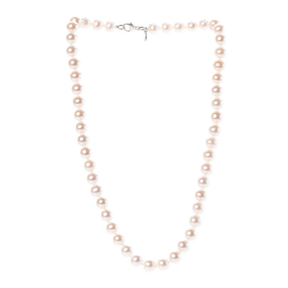 Tiffany Sterling Silver Freshwater Cultured Pearl 9-10mm Ziegfeld Necklace 3 of 5