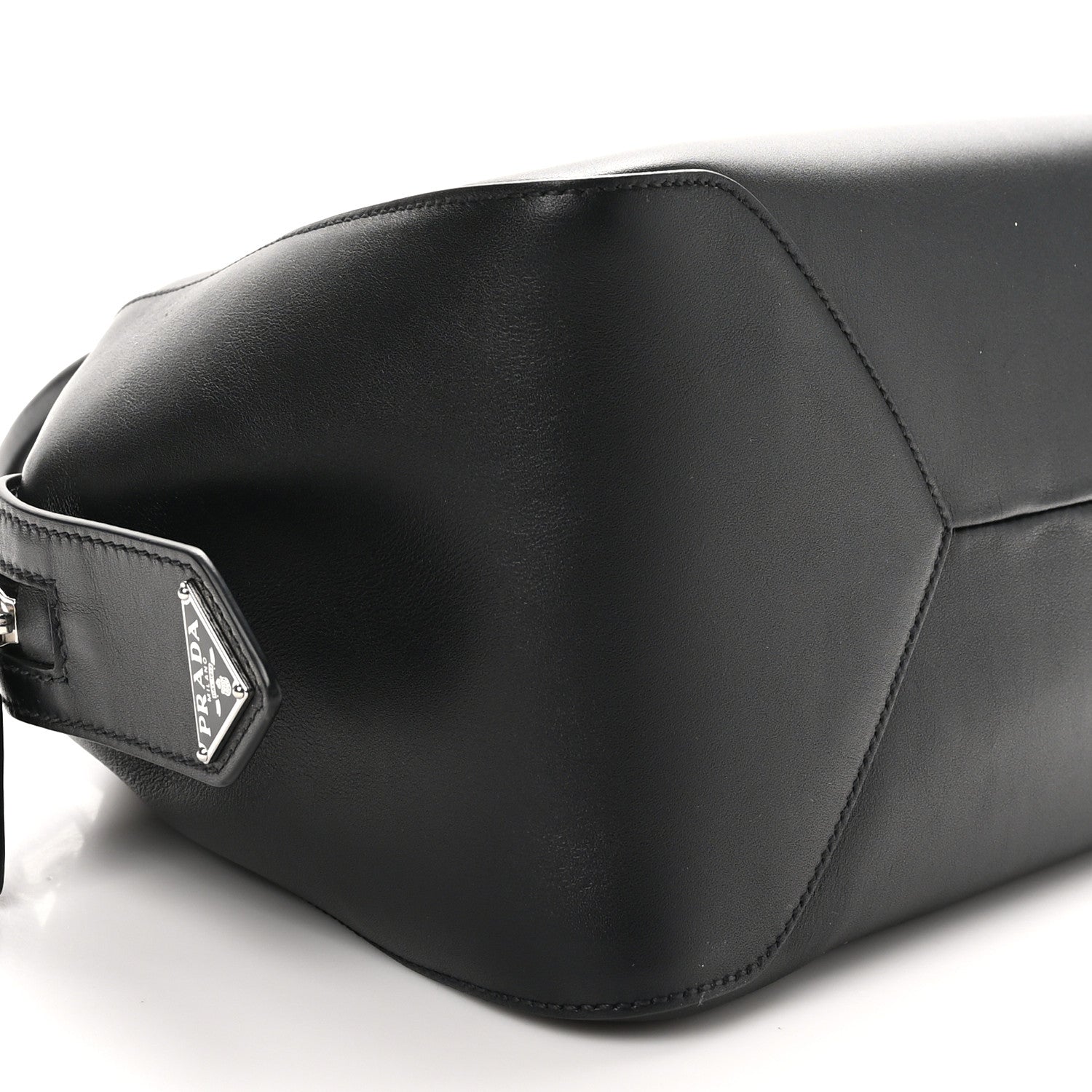 Prada Softy Calfskin Small Supernova Handbag Black 8 of 9