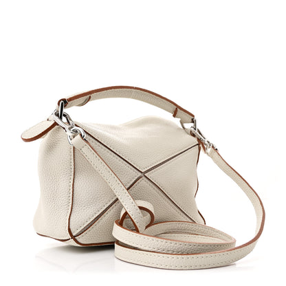 Loewe Calfskin Mini Puzzle Bag Soft White 3 of 10