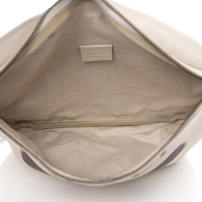 Gucci Grained Calfskin Logo Belt Bag White 4 of 9