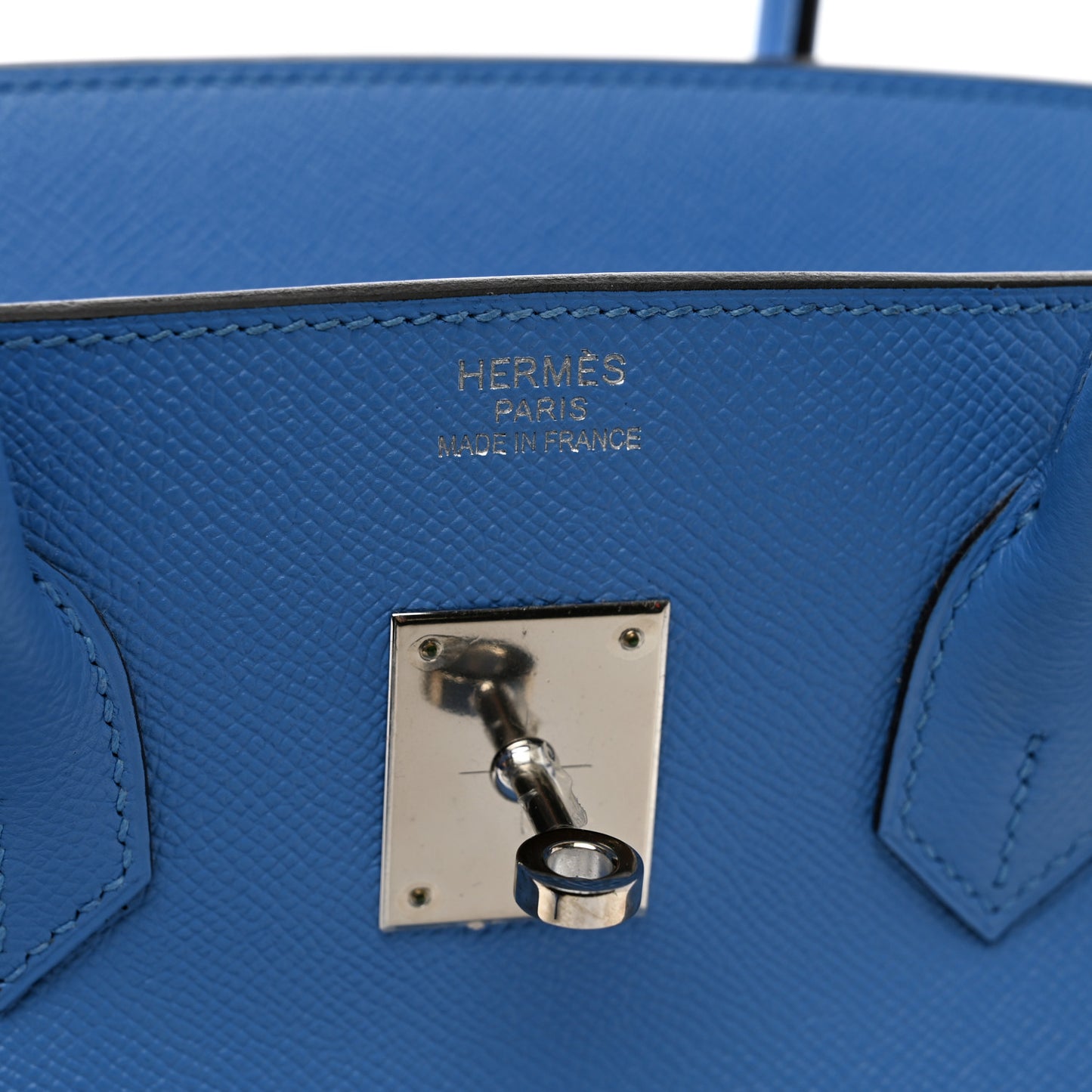 Epsom Birkin 35 Bleu Paradis