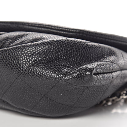 Chanel Caviar Half Moon Wallet On Chain WOC Black 11 of 13
