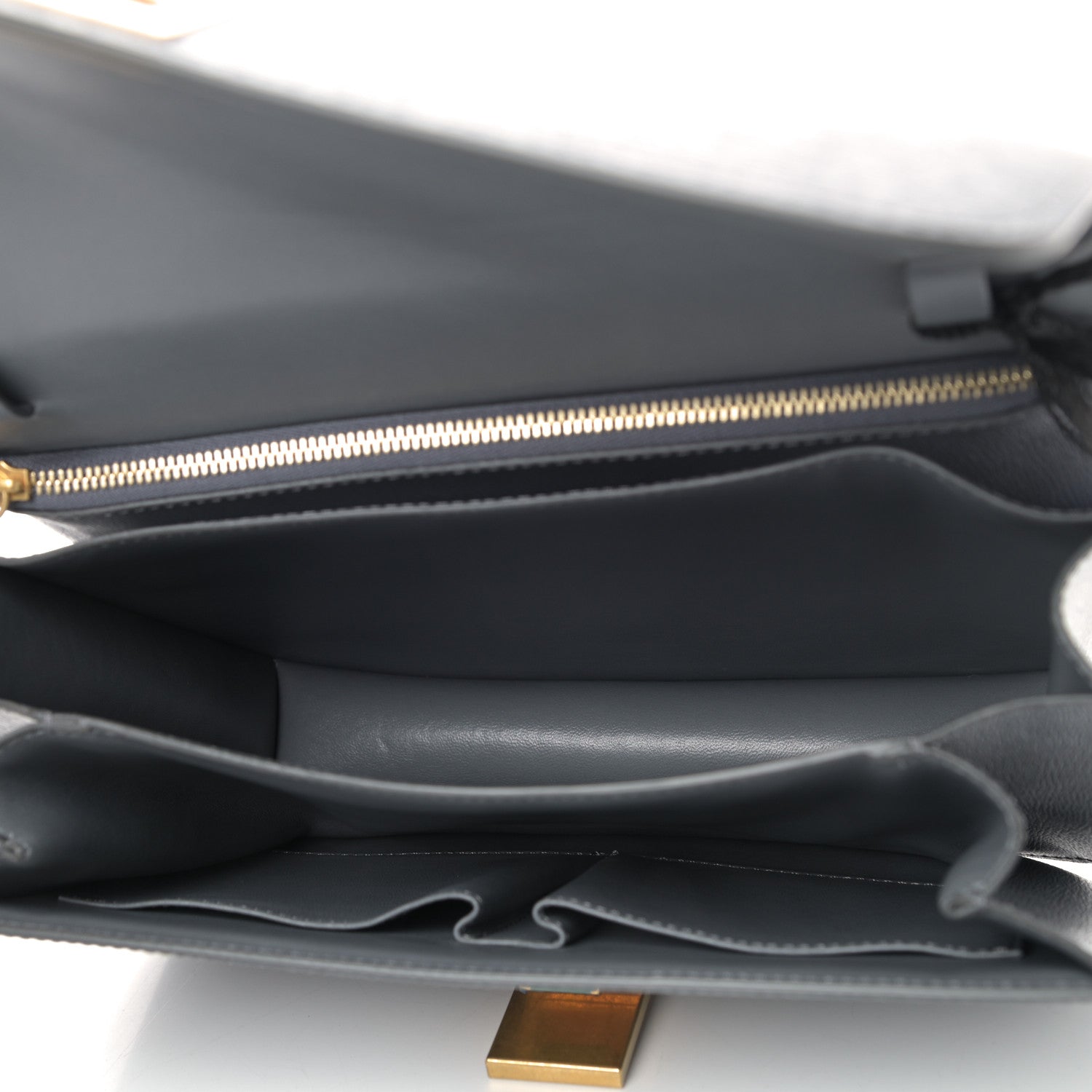 Celine Liege Calfskin Medium Classic Box Flap Bag Medium Grey 4 of 10