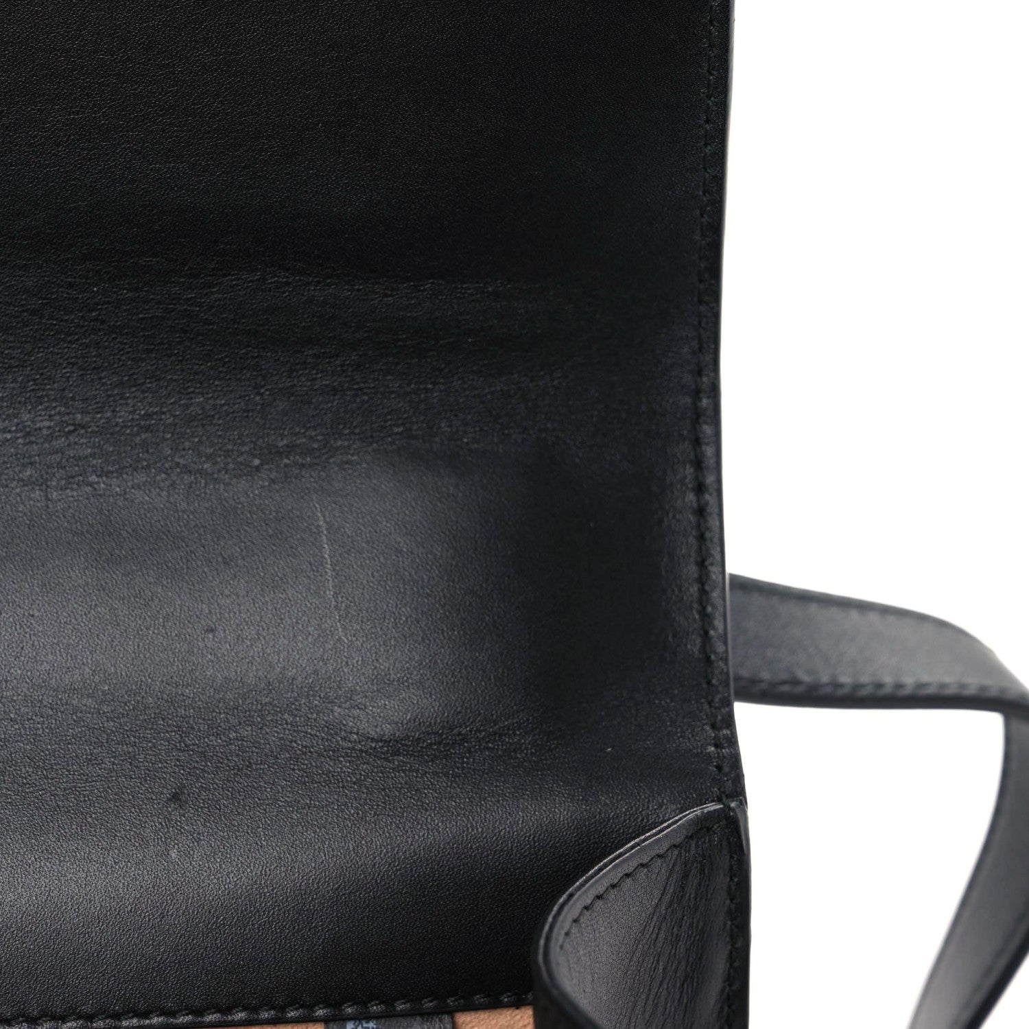 Gucci Nappa Elaphe GG Supreme Monogram Medium Osiride Shoulder Bag Black Bright Cuir Beige Ebony 16 of 17