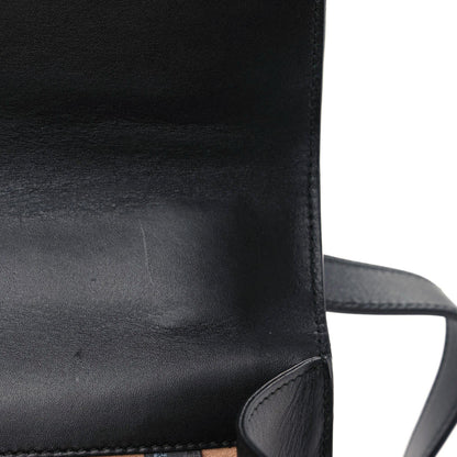 Gucci Nappa Elaphe GG Supreme Monogram Medium Osiride Shoulder Bag Black Bright Cuir Beige Ebony 16 of 17