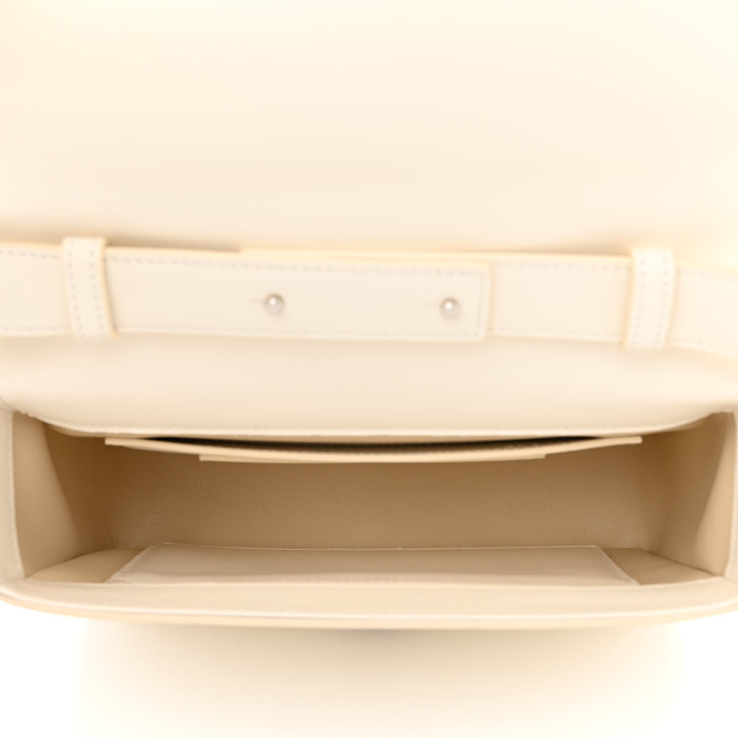 Givenchy Box Calfskin Medium 4G Shoulder Bag Ivory 5 of 11