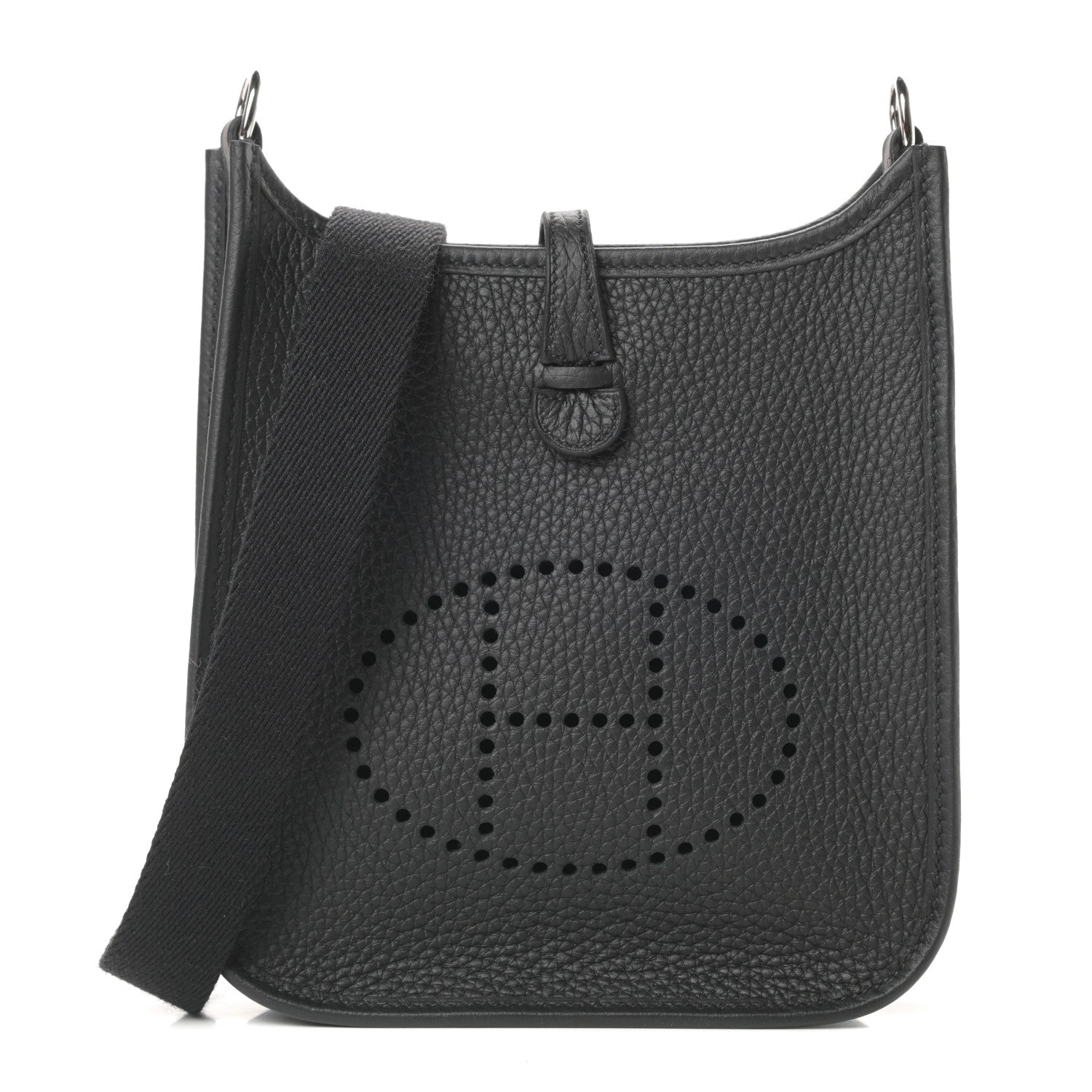 Hermes Taurillon Clemence Evelyne TPM Black 1 of 11