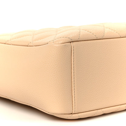 Chanel Caviar Quilted Petit Shopping Tote PST Beige Clair 9 of 10