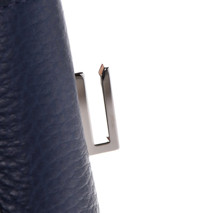 Hermes Taurillon Clemence Birkin 40 Bleu De Prusse 27 of 41