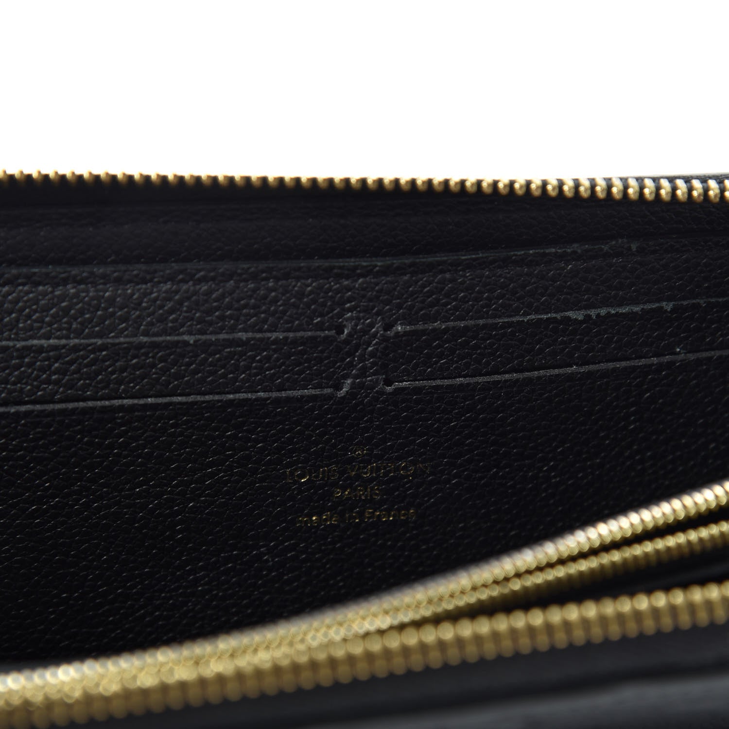 Louis Vuitton Empreinte Clemence Wallet Black 6 of 6