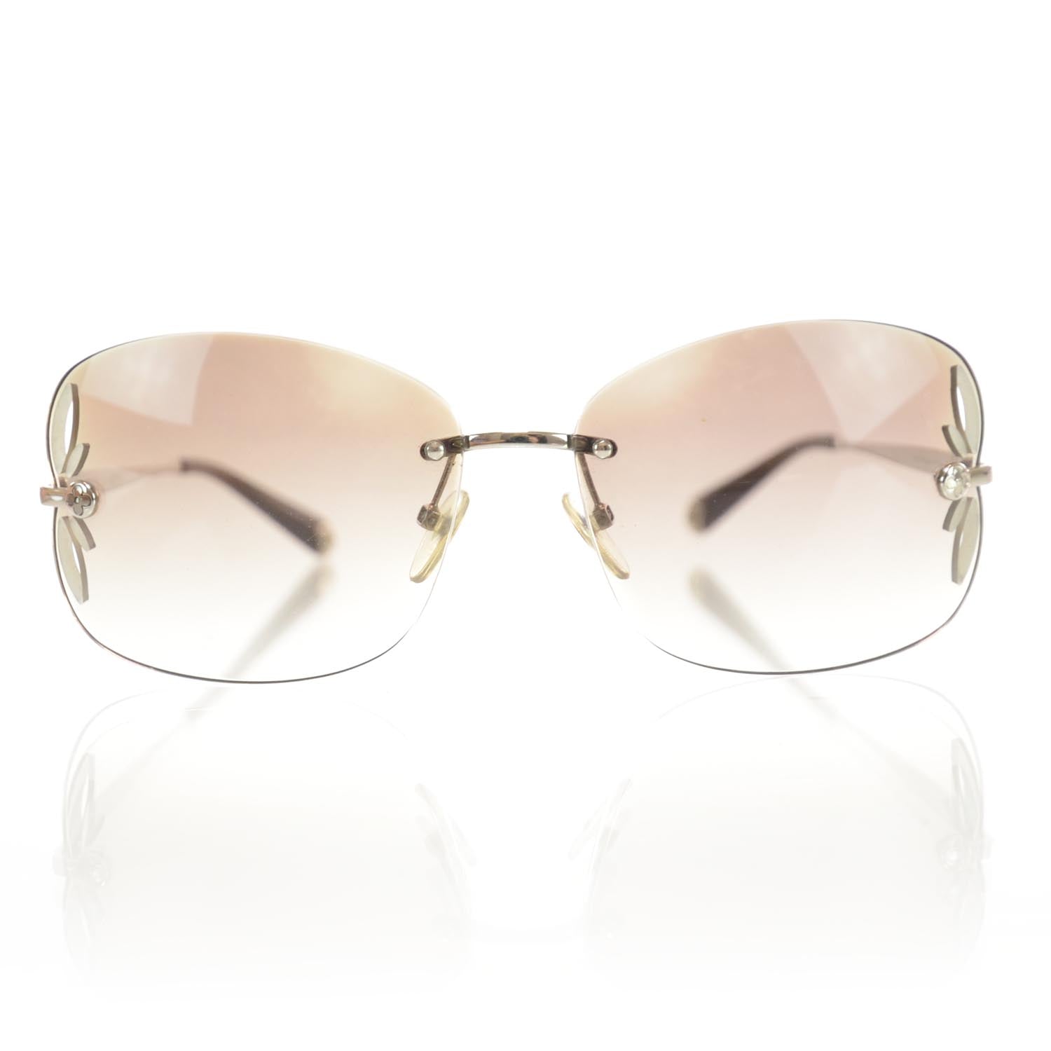 Louis Vuitton Lily Glitter Sunglasses Dark Grey 2 of 7