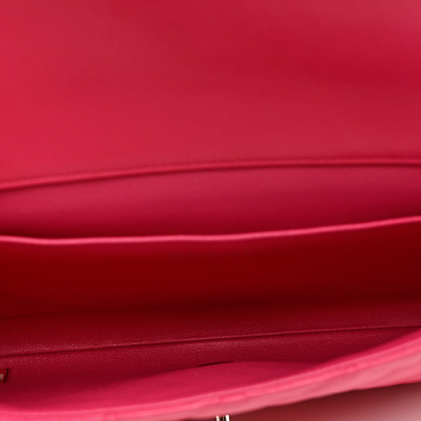 Lambskin Quilted Clutch With Chain Flap Pink