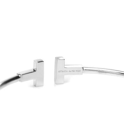 Tiffany 18K White Gold T Wire Bracelet 3 of 3