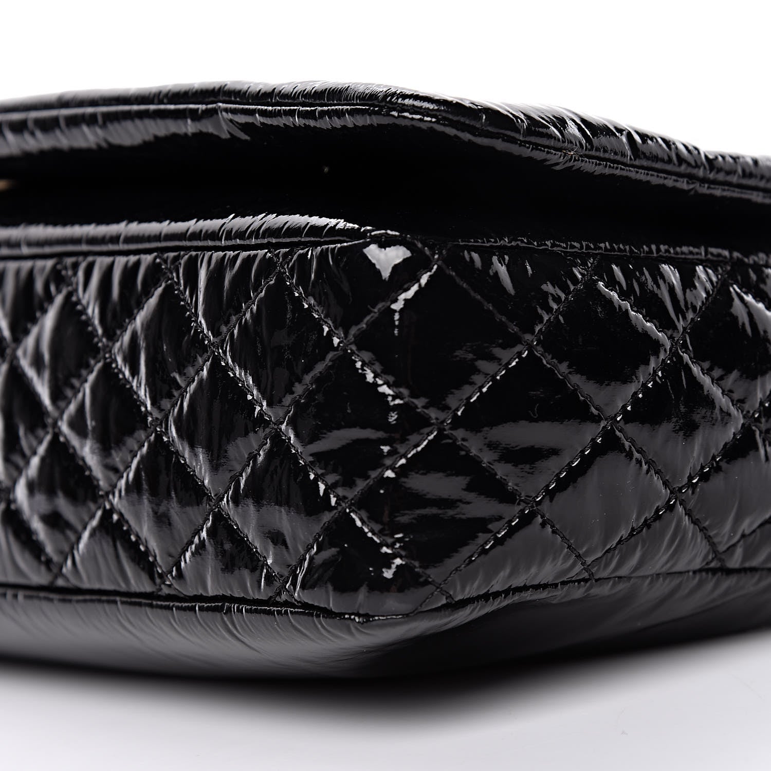 Chanel Vinyl Medium Rock and Chain Flap Black 9 of 9