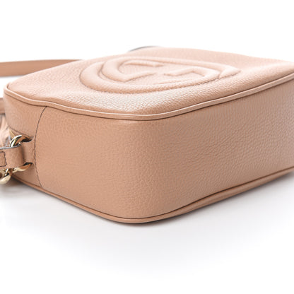 Gucci Pebbled Calfskin Small Soho Disco Bag Camelia 7 of 8