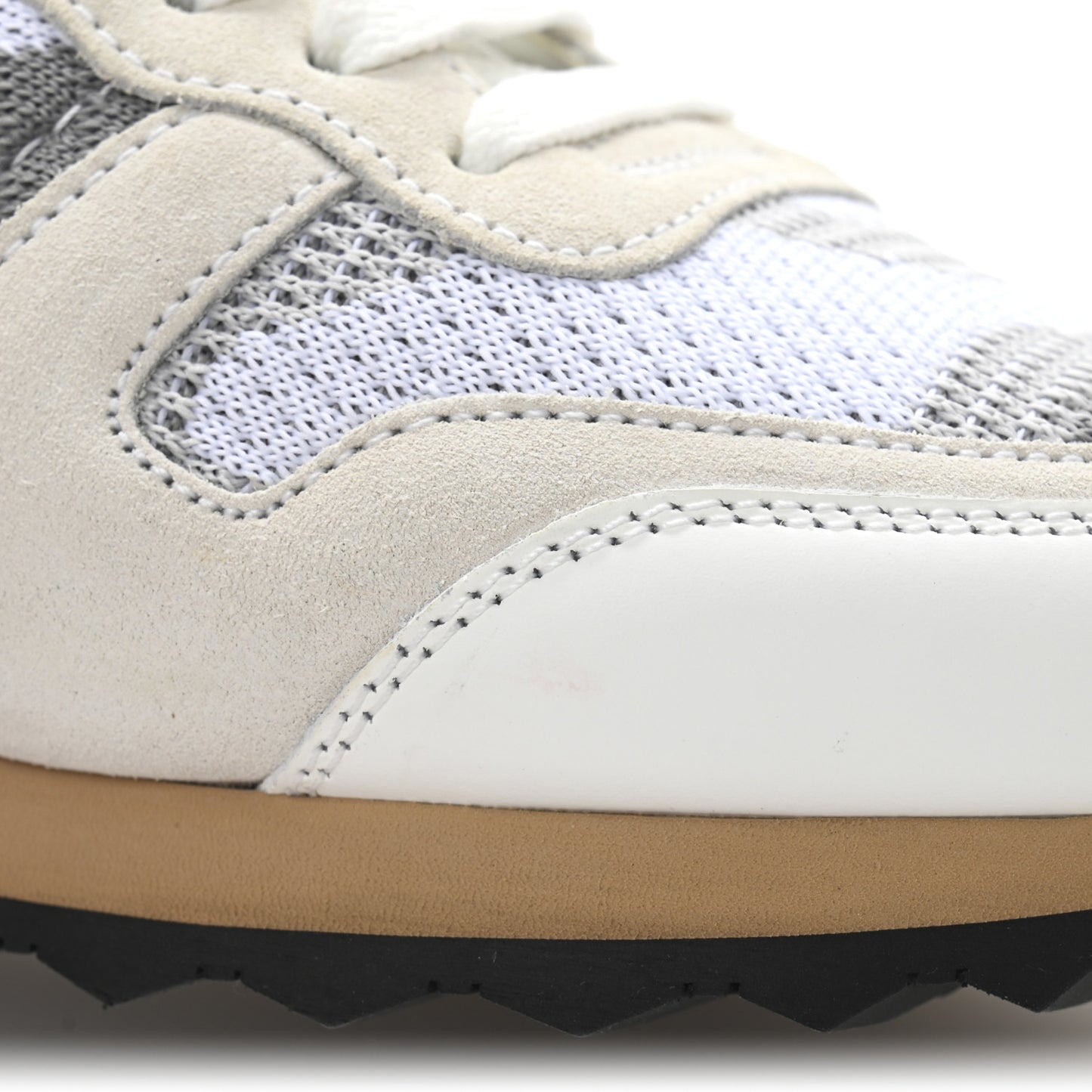 Mesh Suede Camouflage Rockrunner Sneakers 35 White Grey