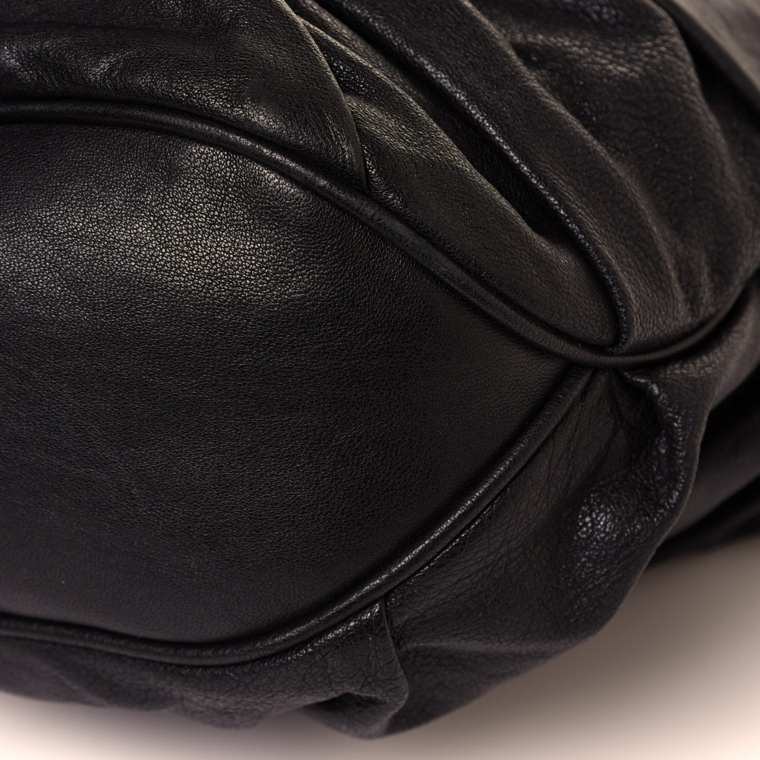 Burberry Lambskin Maggie Soft Knot Hobo Black 9 of 13