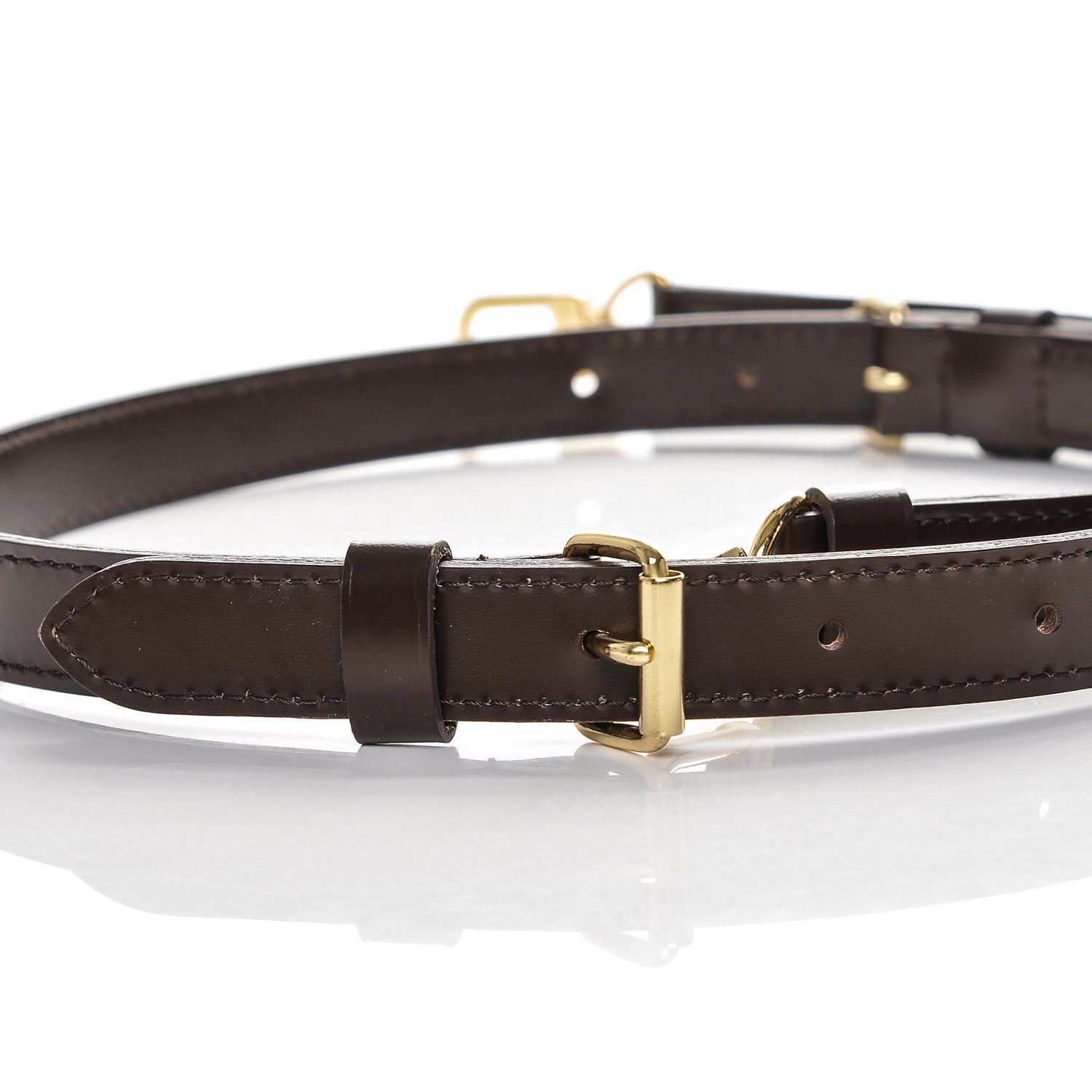 Louis Vuitton Calfskin Adjustable Speedy Bandouliere Shoulder Strap Brown 5 of 7
